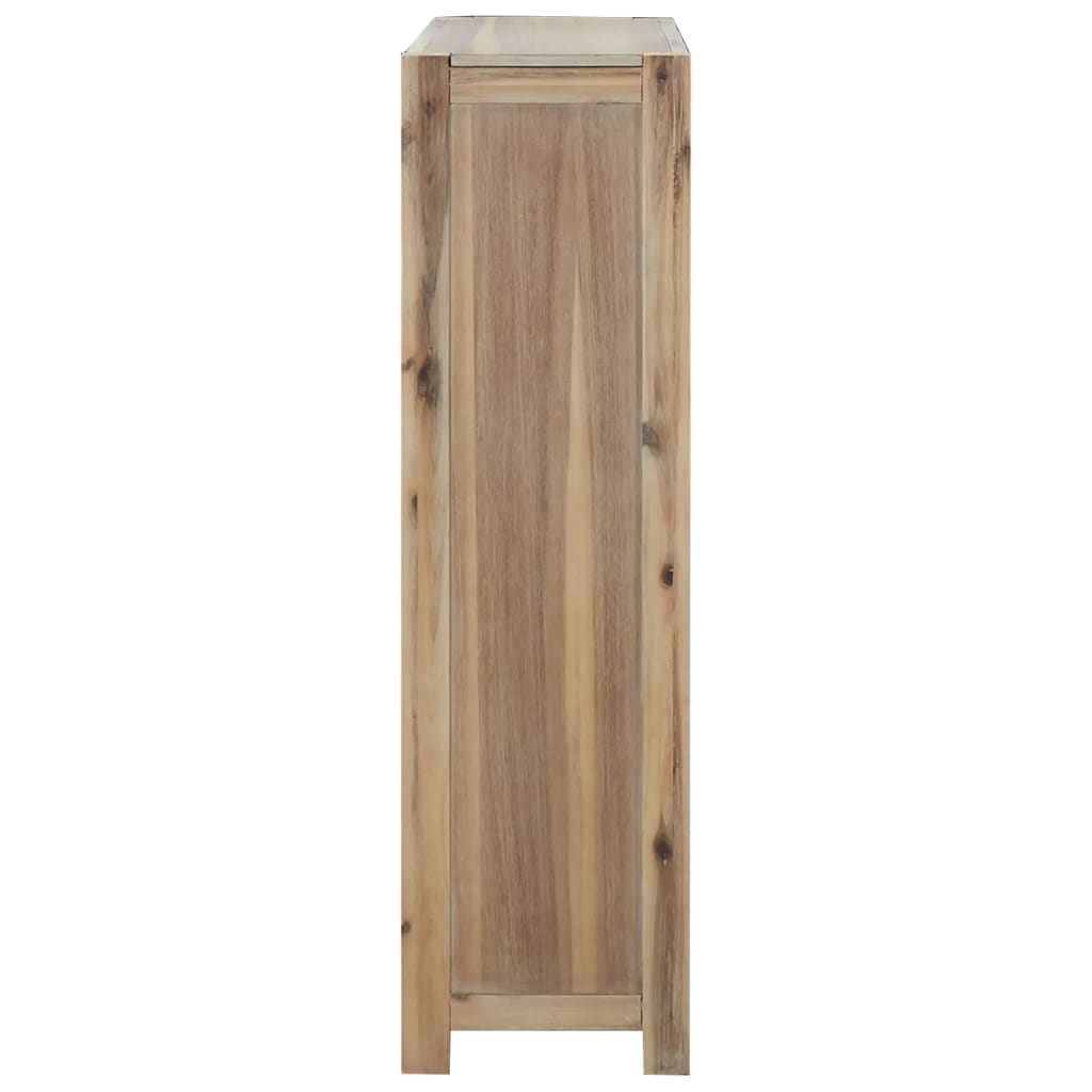 vidaXL Regał na książki z 4 półkami 80x30x110 cm, lite drewno akacjowe