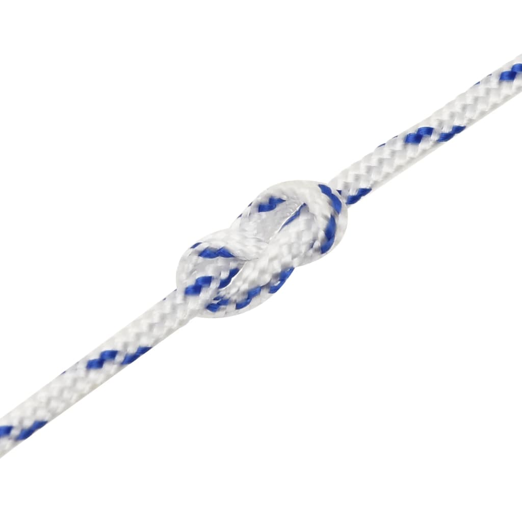 vidaXL Linka żeglarska, biała, 2 mm, 250 m, polipropylen