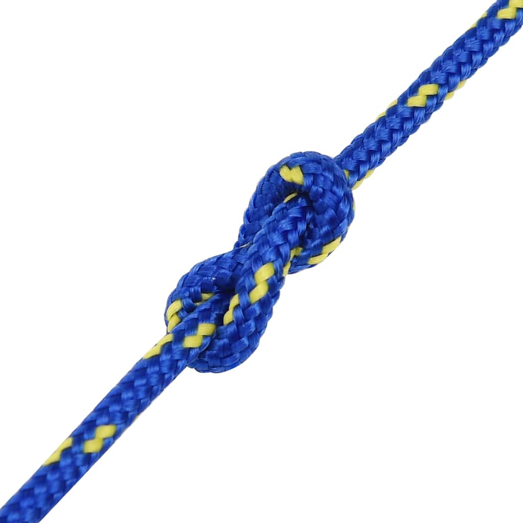 vidaXL Linka żeglarska, niebieska, 5 mm, 500 m, polipropylen