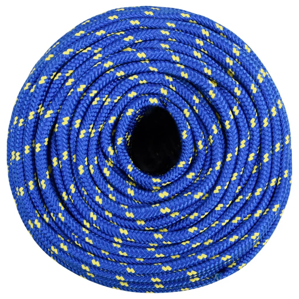 vidaXL Linka żeglarska, niebieska, 8 mm, 50 m, polipropylen