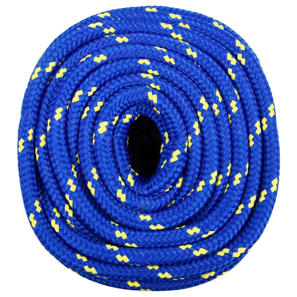 vidaXL Linka żeglarska, niebieska, 16 mm, 25 m, polipropylen