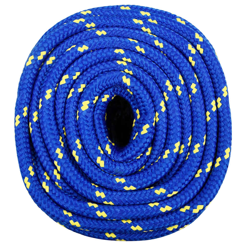 vidaXL Linka żeglarska, niebieska, 16 mm, 100 m, polipropylen