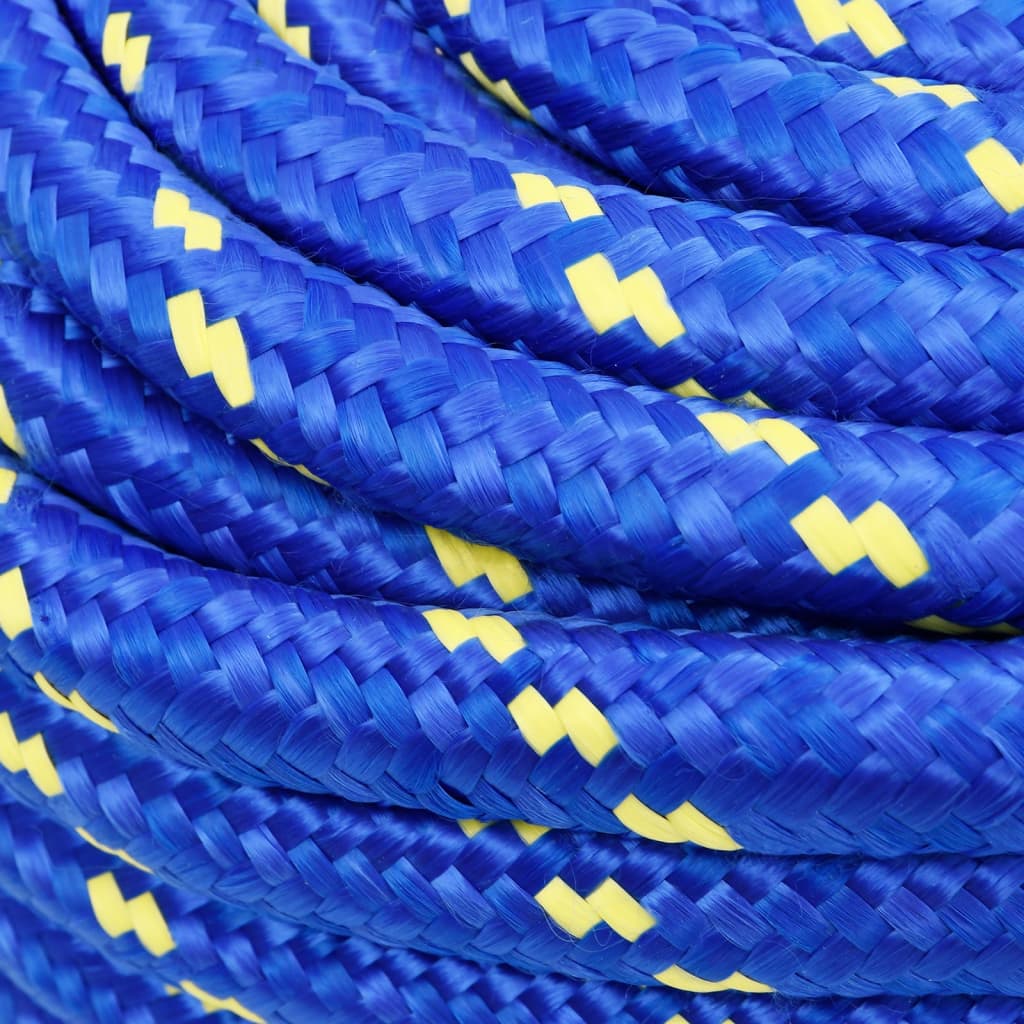 vidaXL Linka żeglarska, niebieska, 20 mm, 25 m, polipropylen