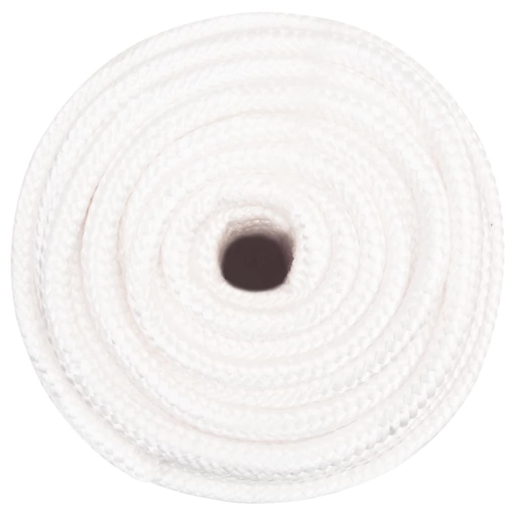 vidaXL Linka żeglarska, biała jednolita, 18 mm, 25 m, polipropylen