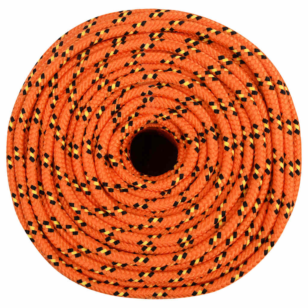 vidaXL Linka żeglarska, pomarańczowa, 6 mm, 25 m, polipropylen