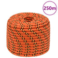 vidaXL Linka żeglarska, pomarańczowa, 12 mm, 250 m, polipropylen