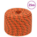 vidaXL Linka żeglarska, pomarańczowa, 14 mm, 25 m, polipropylen