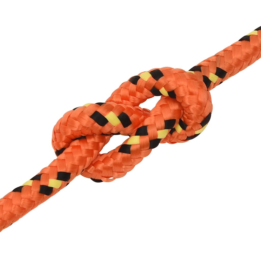 vidaXL Linka żeglarska, pomarańczowa, 14 mm, 25 m, polipropylen