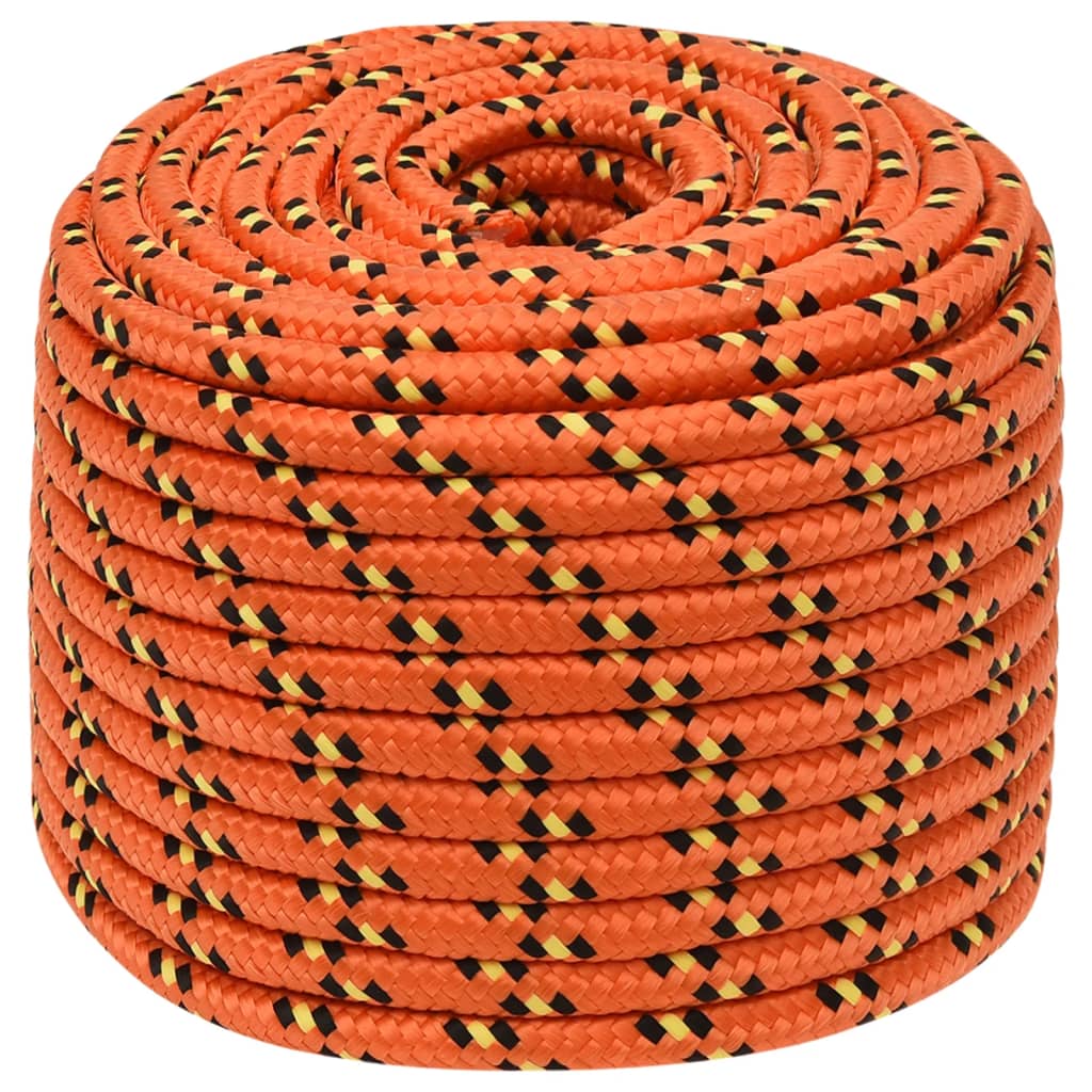 vidaXL Linka żeglarska, pomarańczowa, 14 mm, 250 m, polipropylen