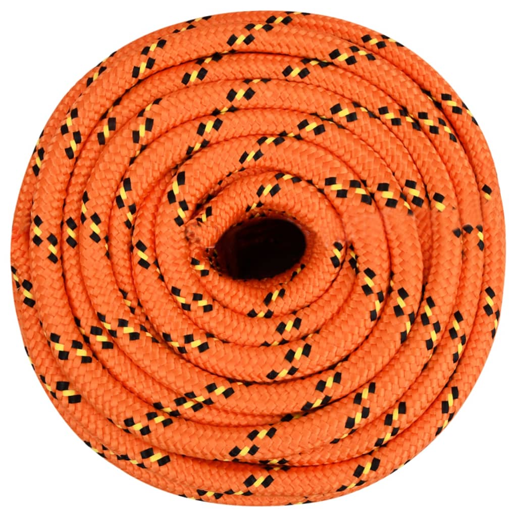 vidaXL Linka żeglarska, pomarańczowa, 16 mm, 250 m, polipropylen