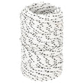 vidaXL Pleciona linka żeglarska, biała, 2 mm x 25 m, poliester