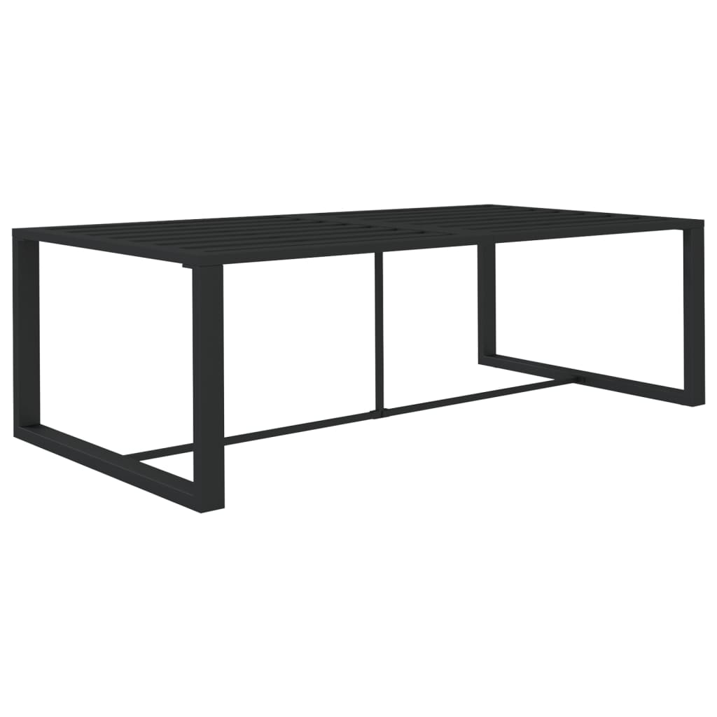 vidaXL 6-cz. zestaw mebli ogrodowych, poduszki, aluminium, antracyt