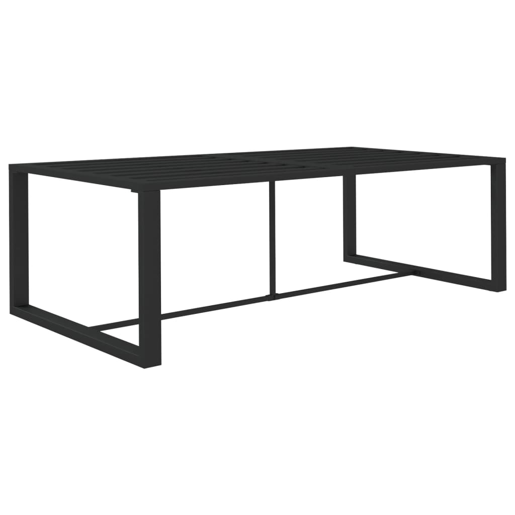 vidaXL 7-cz. zestaw mebli ogrodowych, poduszki, aluminium, antracyt
