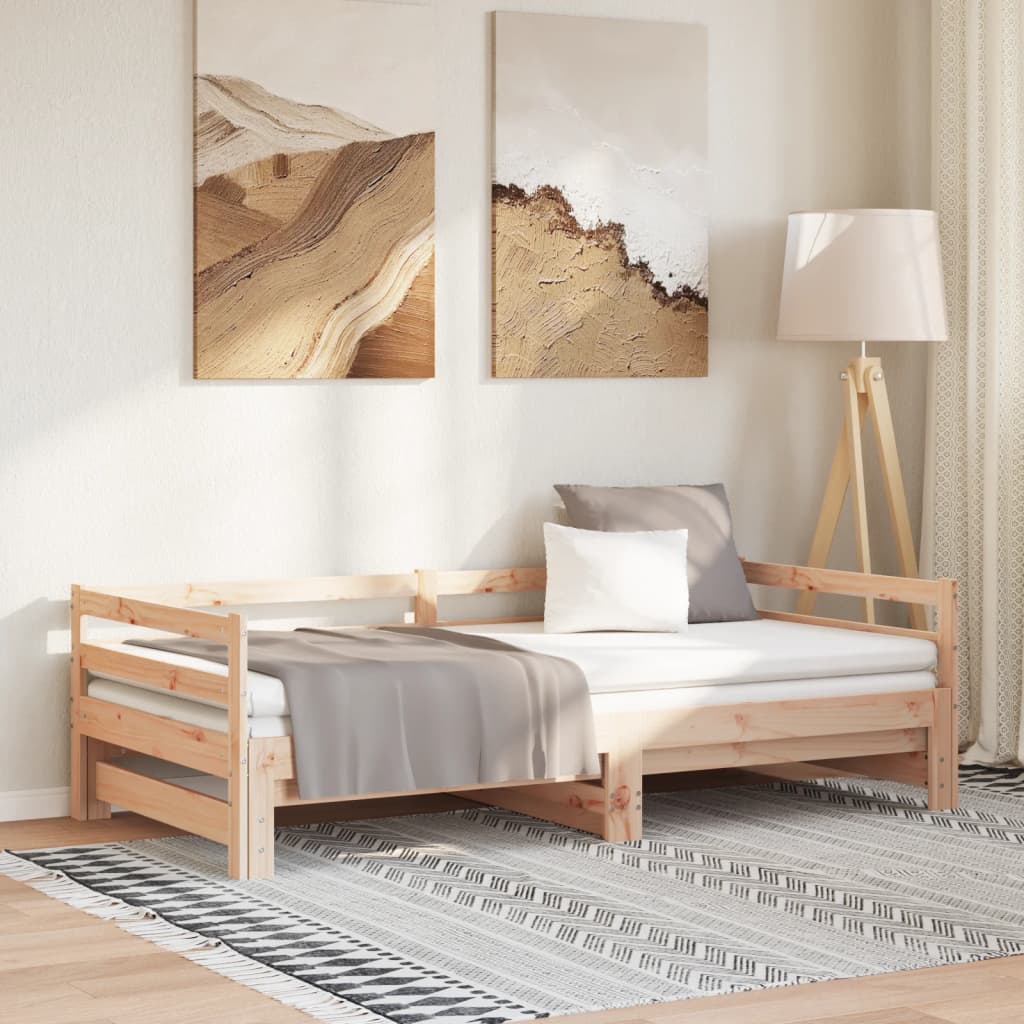 vidaXL Łóżko wysuwane bez materaca, 80x200 cm