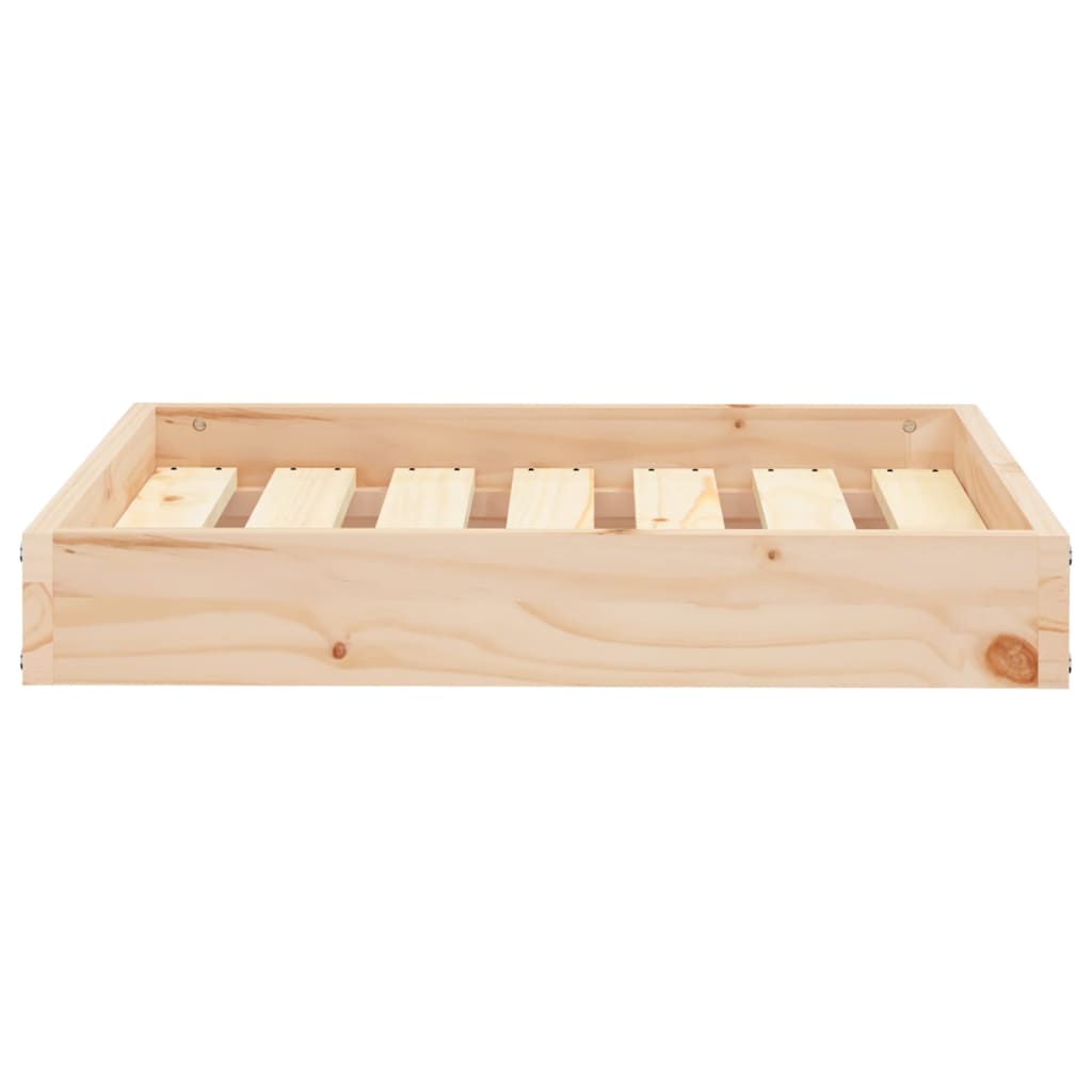 vidaXL Legowisko dla psa, 61,5x49x9 cm, lite drewno sosnowe