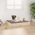 vidaXL Legowisko dla psa, 61,5x49x9 cm, lite drewno sosnowe