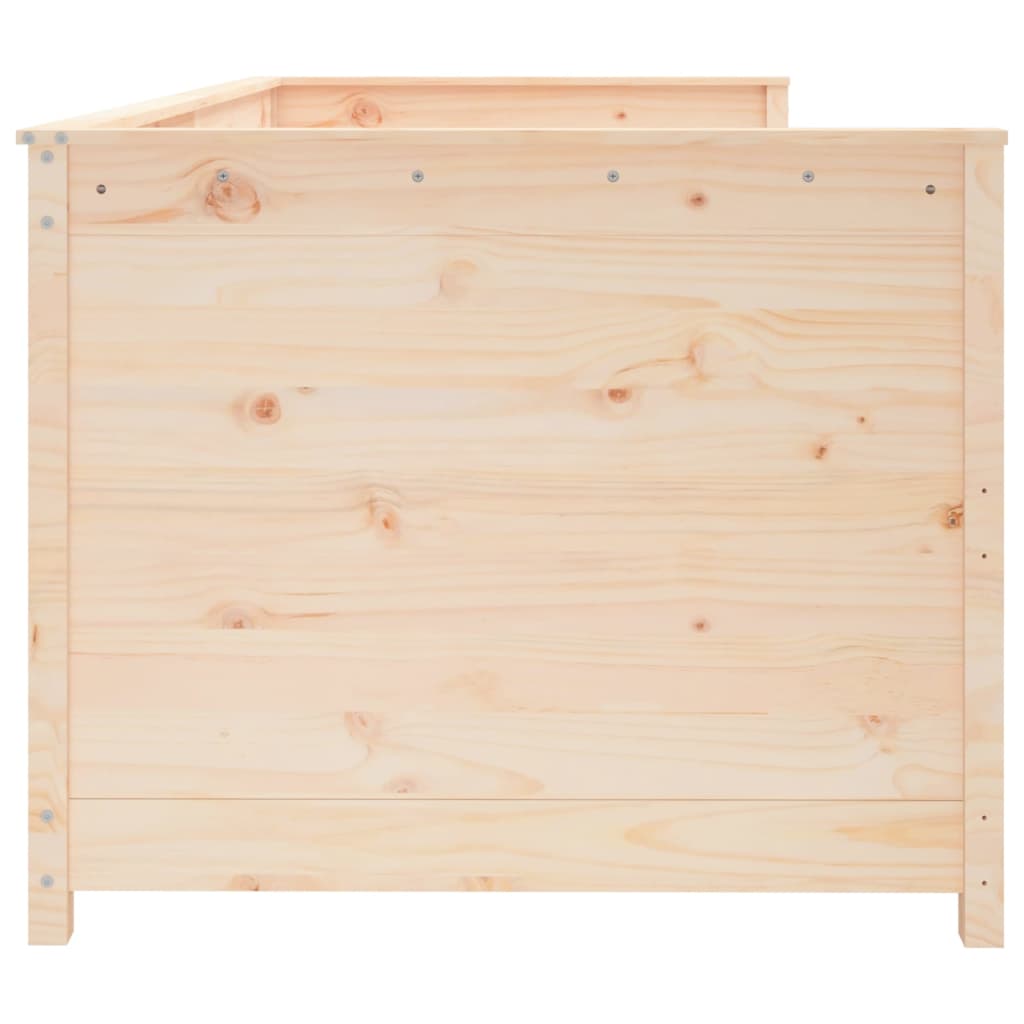 vidaXL Łóżko dzienne bez materaca 75x190 cm lite drewno sosnowe
