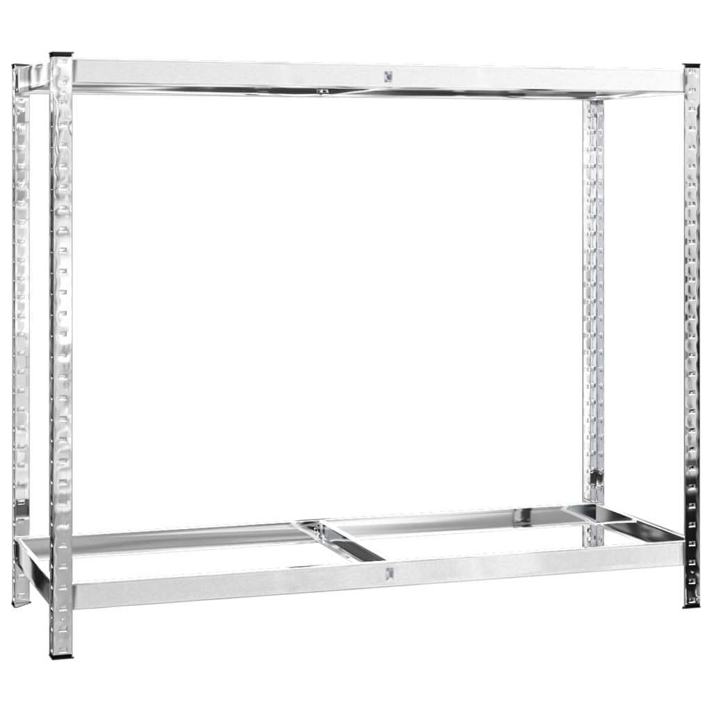 vidaXL 2-poziomowe regały na opony, 2 szt., 110x40x110 cm, stal
