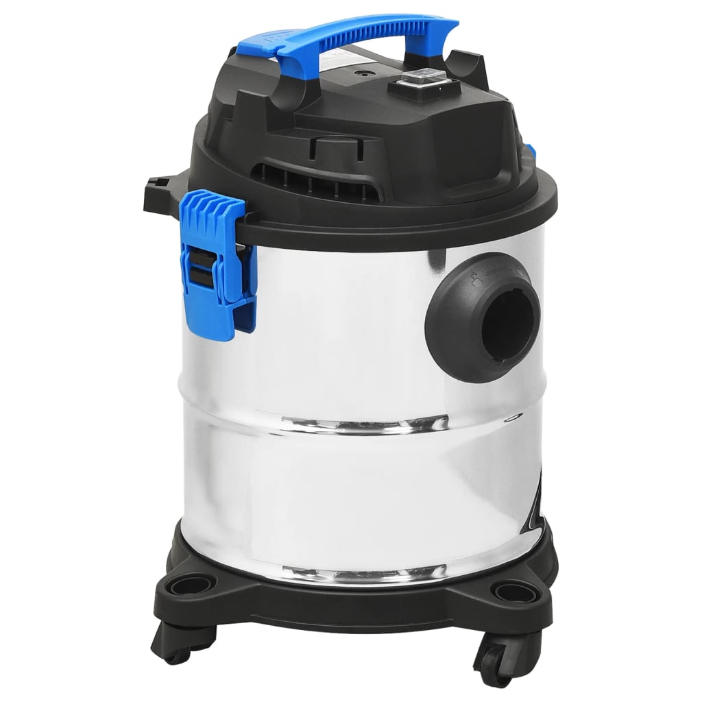 vidaXL Odkurzacz na mokro i na sucho, 1200 W, 20 L, srebrny
