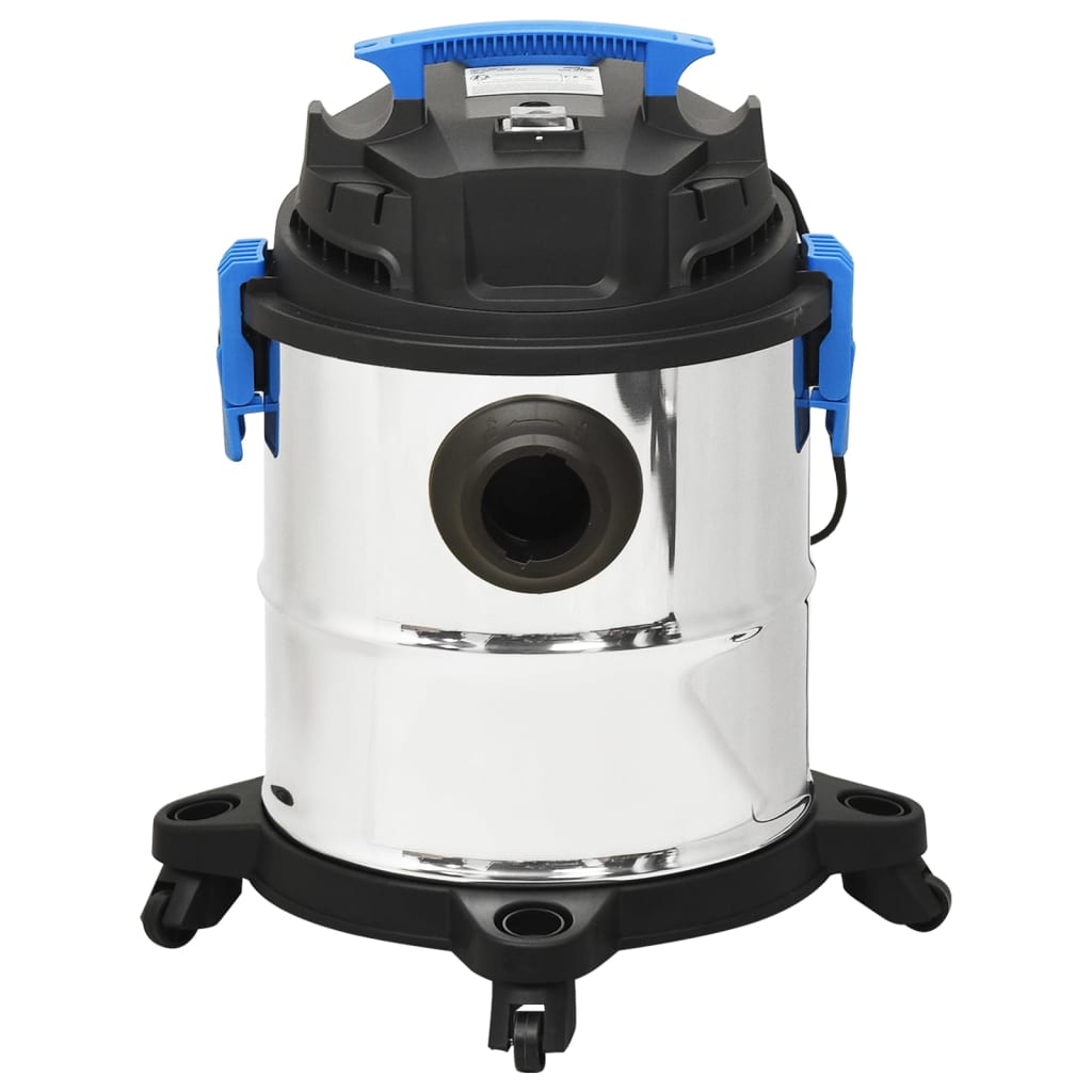 vidaXL Odkurzacz na mokro i na sucho, 1200 W, 20 L, srebrny
