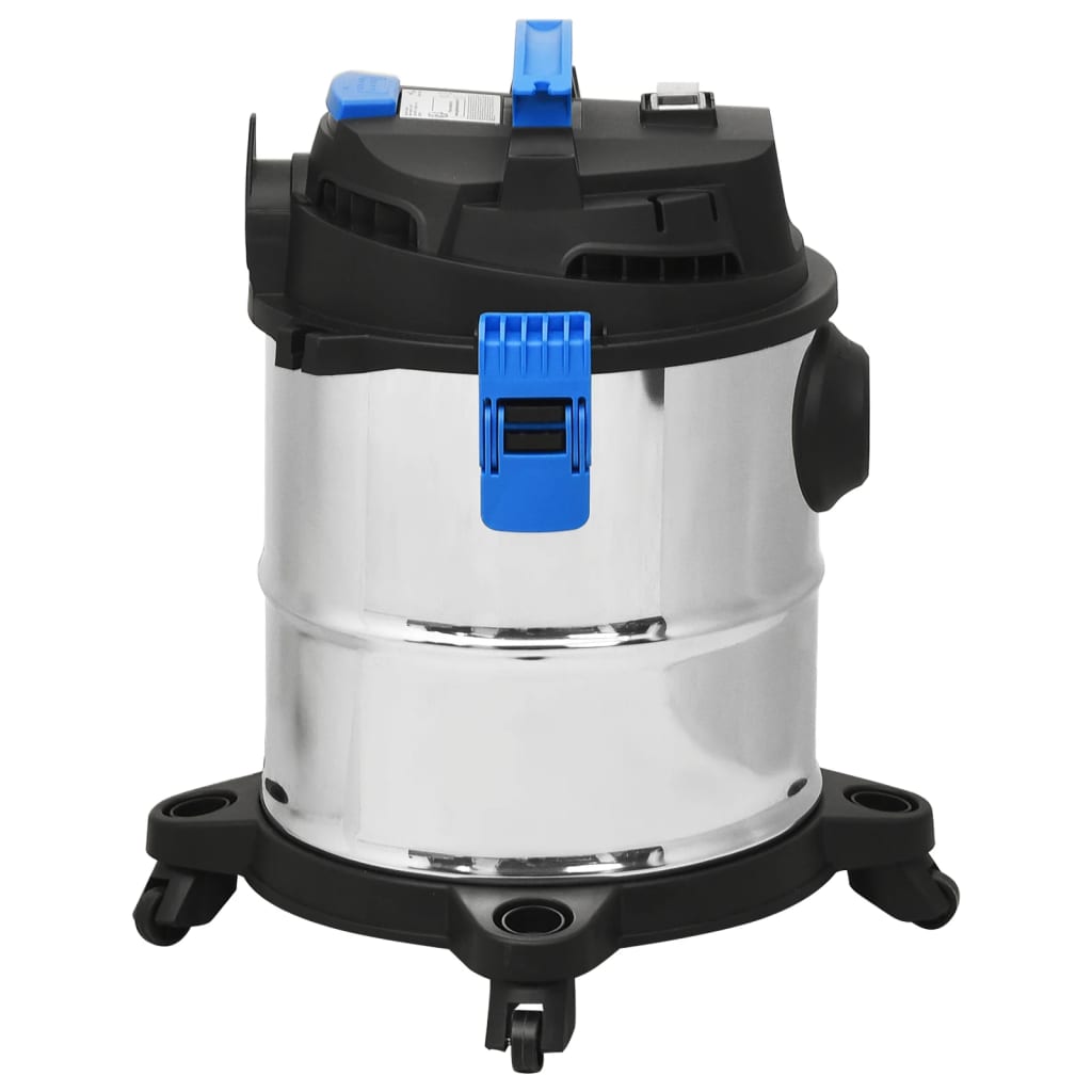 vidaXL Odkurzacz na mokro i na sucho, 1200 W, 20 L, srebrny