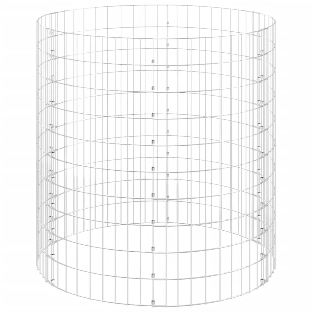 vidaXL Kompostownik ogrodowy, Ø100x100 cm, stal galwanizowana