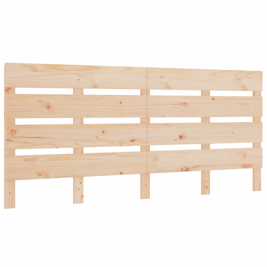 vidaXL Wezgłowie łóżka, 180x3x80 cm, lite drewno sosnowe