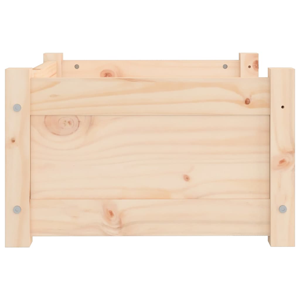 vidaXL Legowisko dla psa 55,5x45,5x28 cm, lite drewno sosnowe