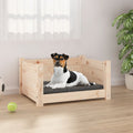 vidaXL Legowisko dla psa 55,5x45,5x28 cm, lite drewno sosnowe