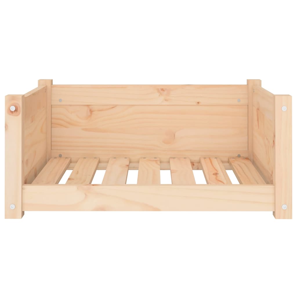 vidaXL Legowisko dla psa 65,5x50,5x28 cm, lite drewno sosnowe