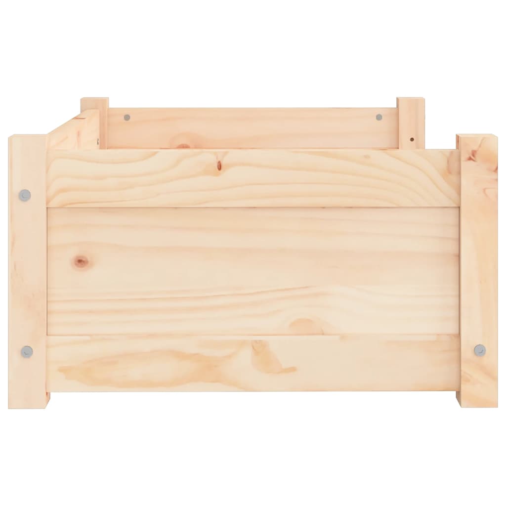 vidaXL Legowisko dla psa 65,5x50,5x28 cm, lite drewno sosnowe