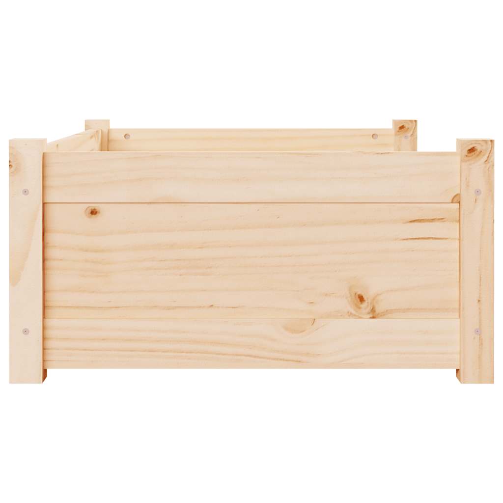 vidaXL Legowisko dla psa, 75,5x55,5x28 cm, lite drewno sosnowe