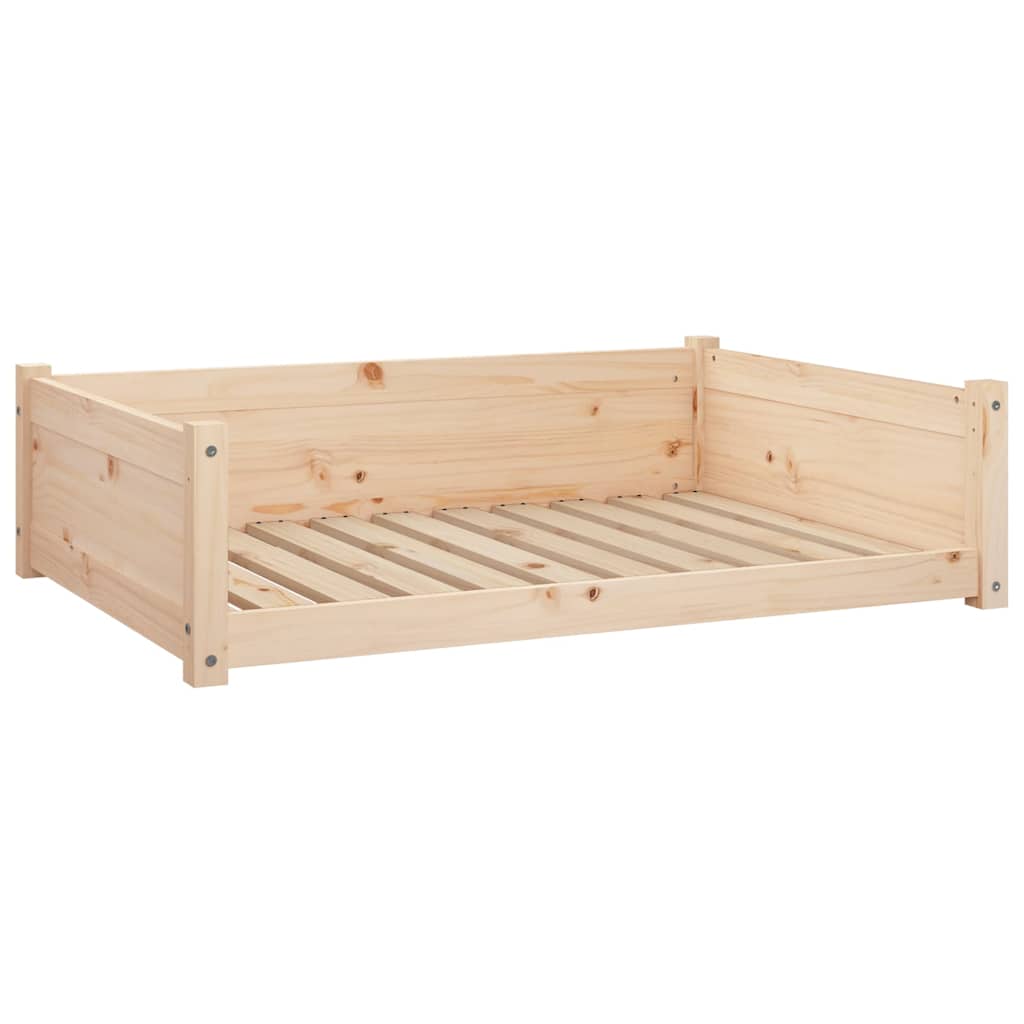 vidaXL Legowisko dla psa, 95,5x65,5x28 cm, lite drewno sosnowe
