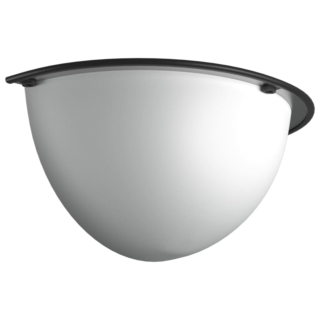 vidaXL Sferyczne lustra drogowe, 1/4 kuli, 2 szt., Ø30 cm, akryl