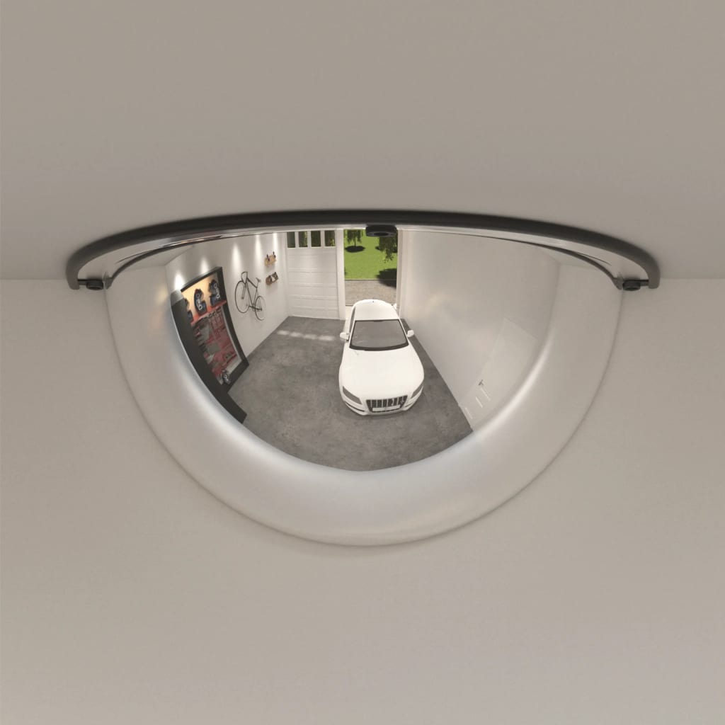 vidaXL Sferyczne lustra drogowe, 1/4 kuli, 2 szt., Ø30 cm, akryl