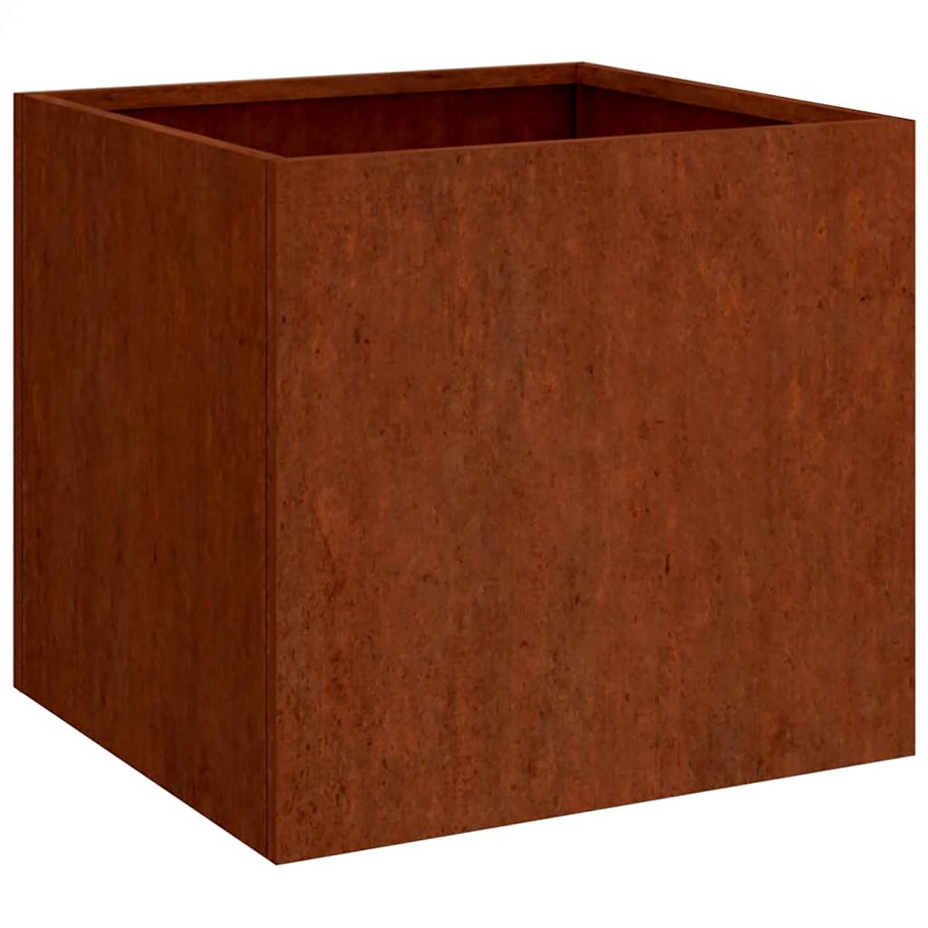 vidaXL Donica, 49x47x46 cm, stal kortenowska