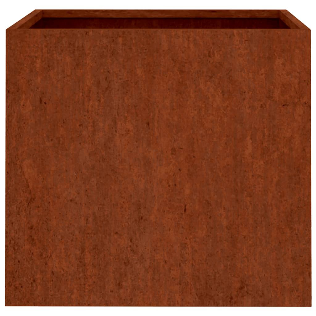 vidaXL Donica, 49x47x46 cm, stal kortenowska