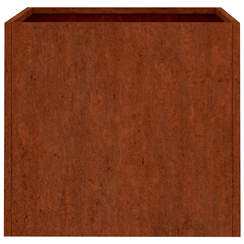 vidaXL Donica, 49x47x46 cm, stal kortenowska