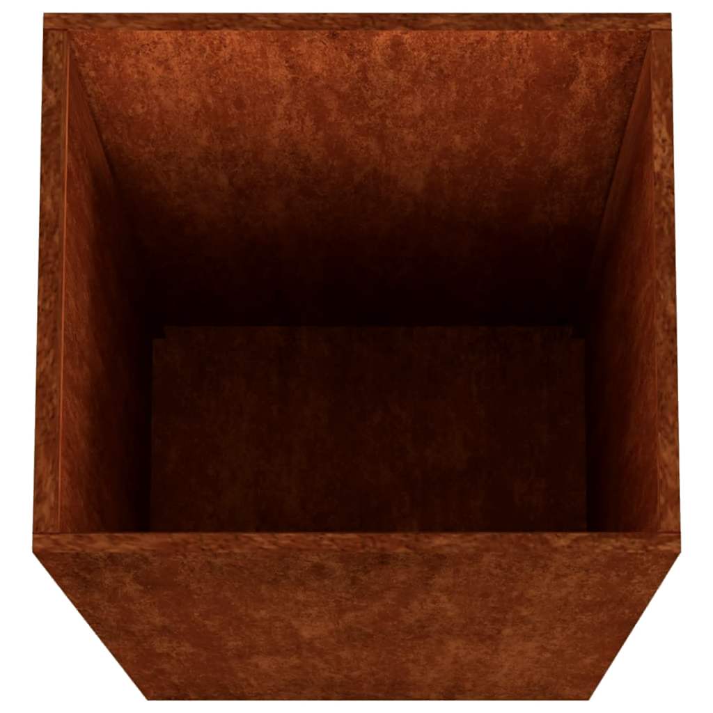 vidaXL Donica, 32x29x75 cm, stal kortenowska