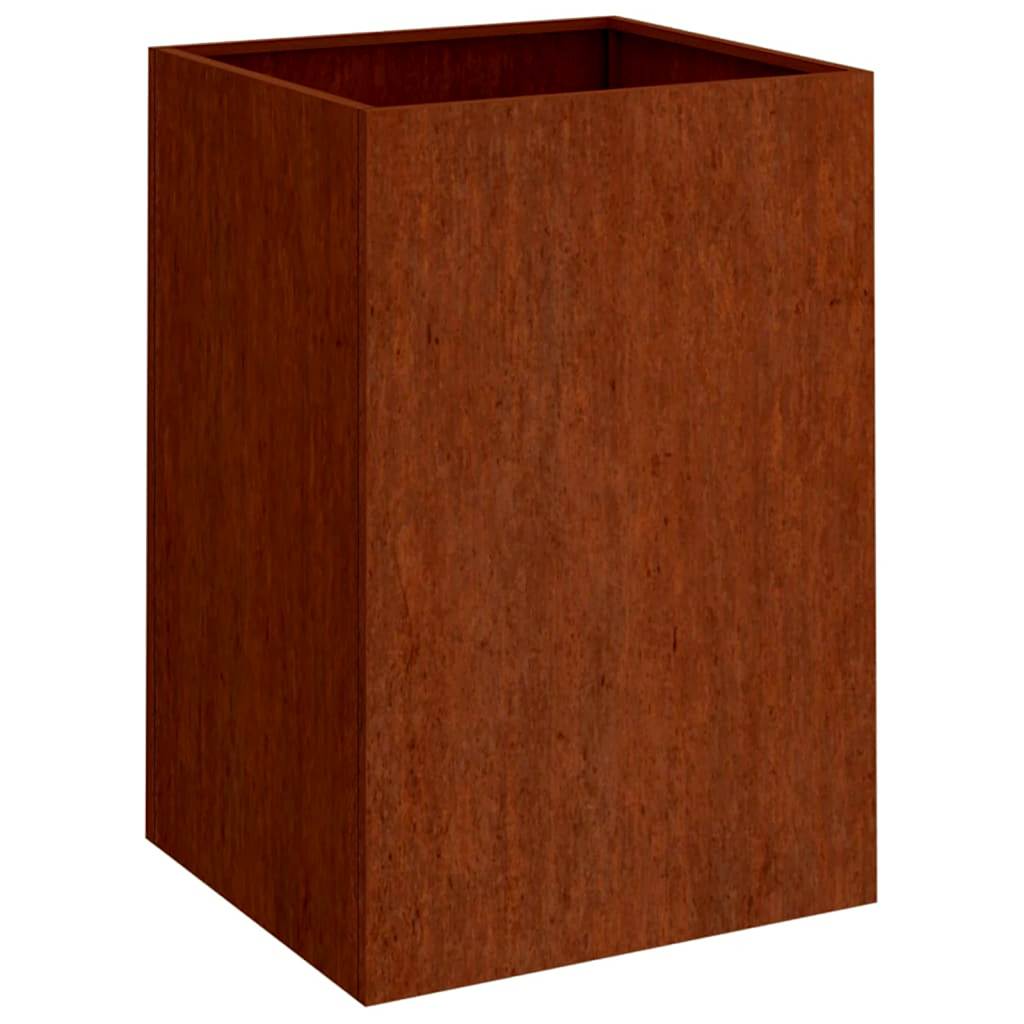vidaXL Donica, 42x38x75 cm, stal kortenowska