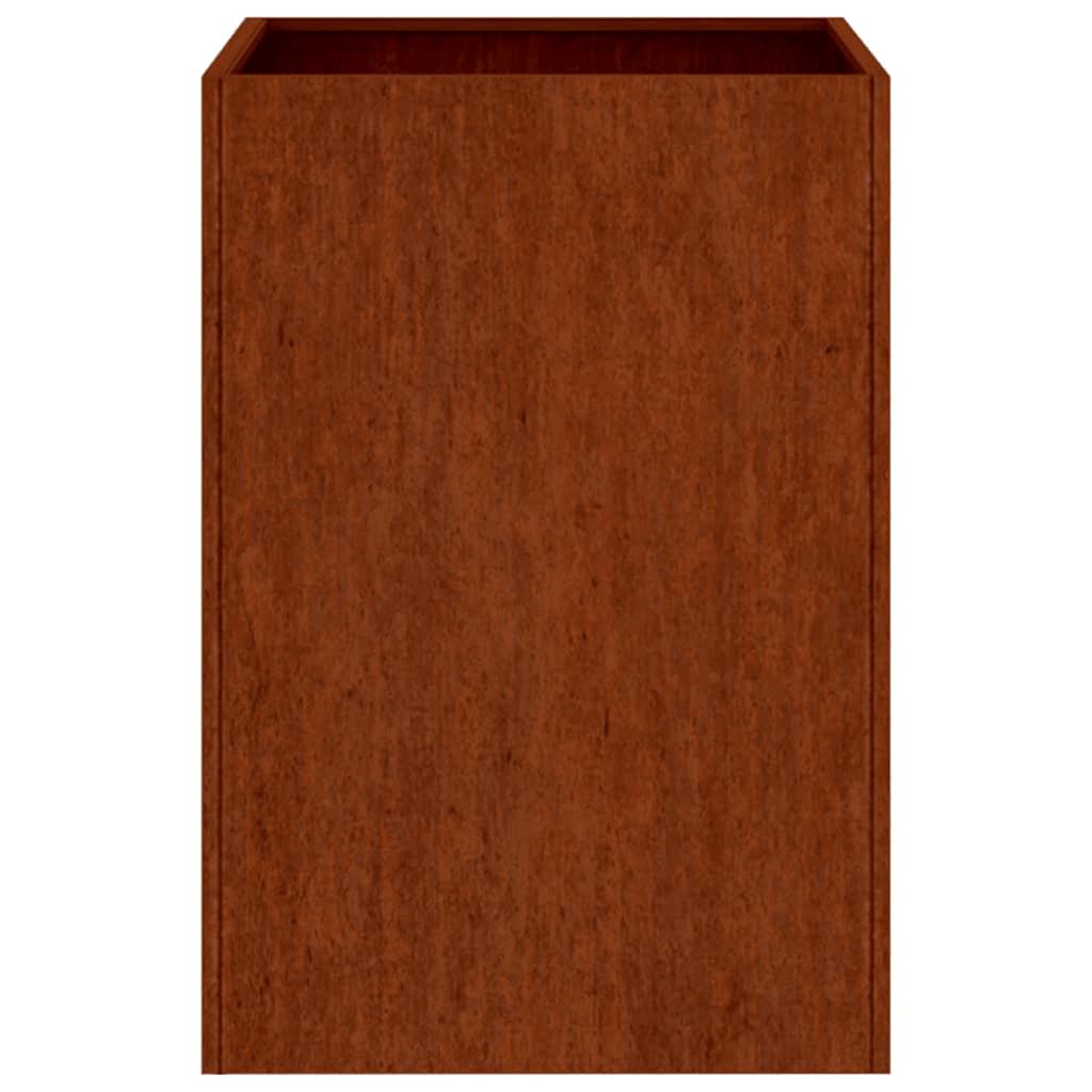 vidaXL Donica, 42x38x75 cm, stal kortenowska