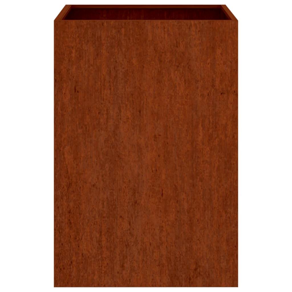 vidaXL Donica, 52x48x75 cm, stal kortenowska