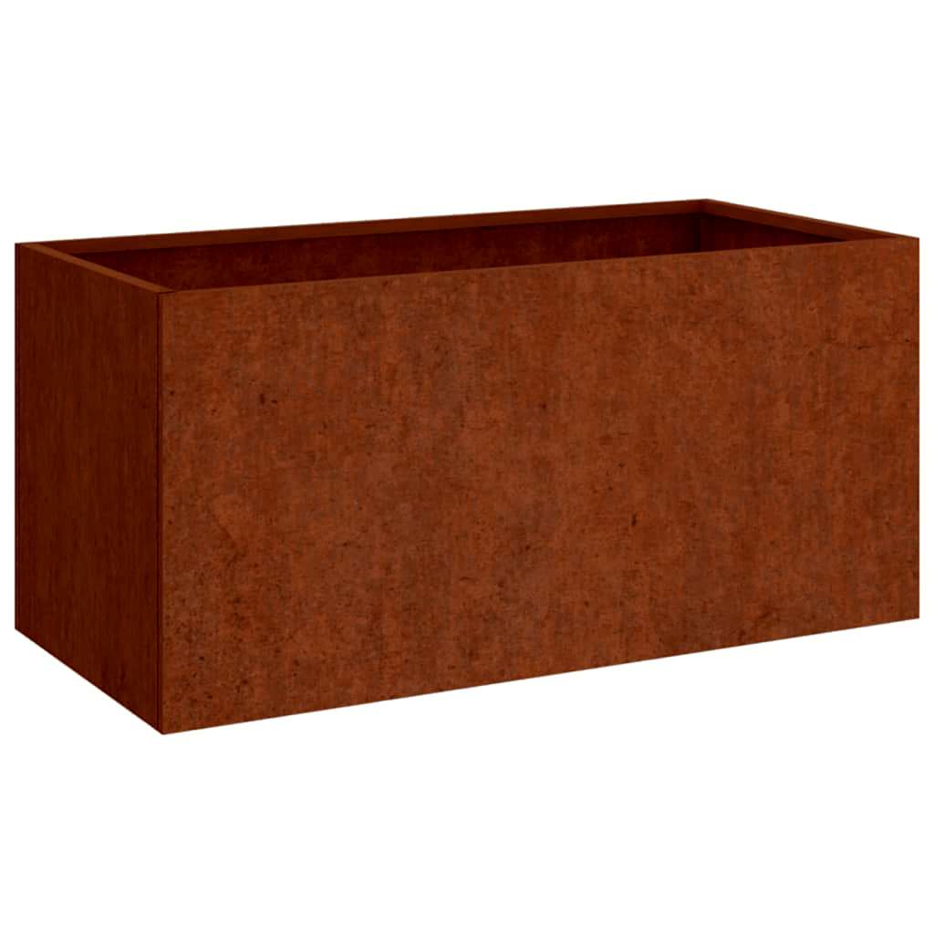 vidaXL Donica, 62x30x29 cm, stal kortenowska