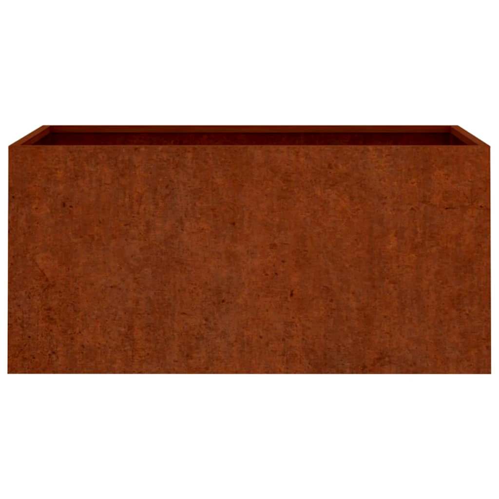 vidaXL Donica, 62x30x29 cm, stal kortenowska