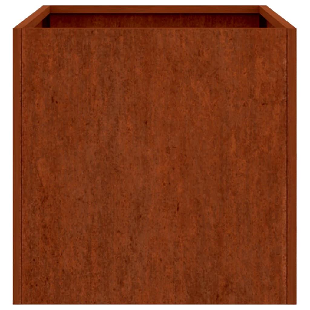 vidaXL Donica, 62x30x29 cm, stal kortenowska
