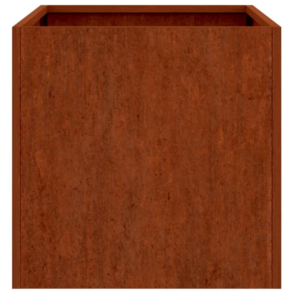 vidaXL Donica, 62x40x39 cm, stal kortenowska