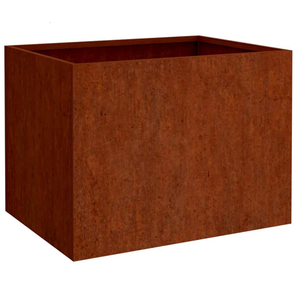 vidaXL Donica, 62x47x46 cm, stal kortenowska