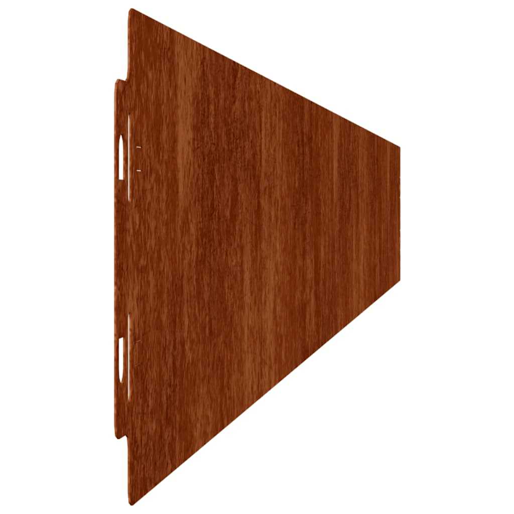 vidaXL Obrzeża trawnikowe, 10 szt., 10x103 cm, giętkie, stal Corten
