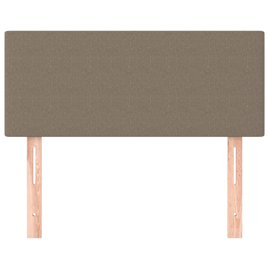 vidaXL Zagłówek do łóżka, taupe, 80x5x78/88 cm, tkanina