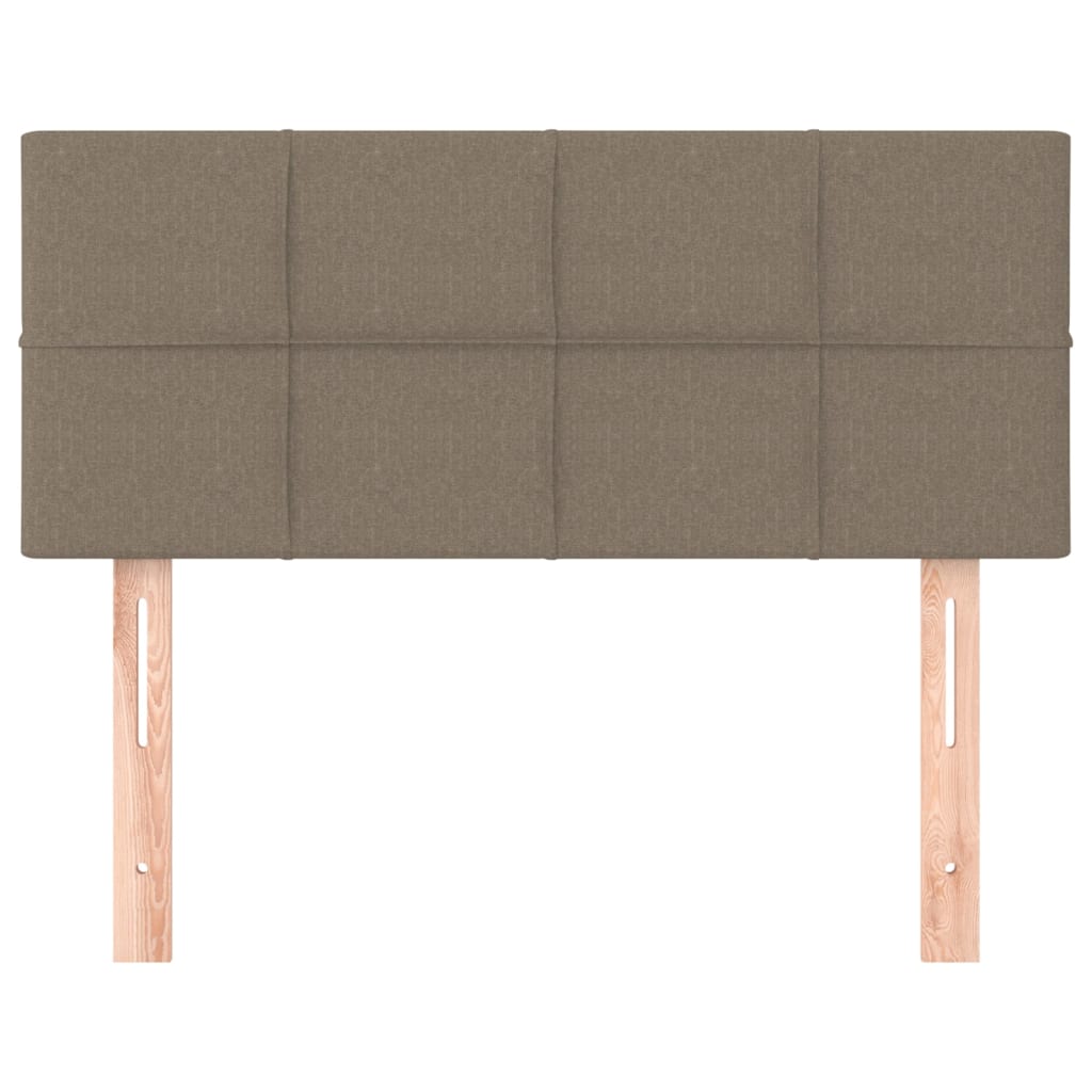 vidaXL Zagłówek do łóżka, taupe, 80x5x78/88 cm, tkanina